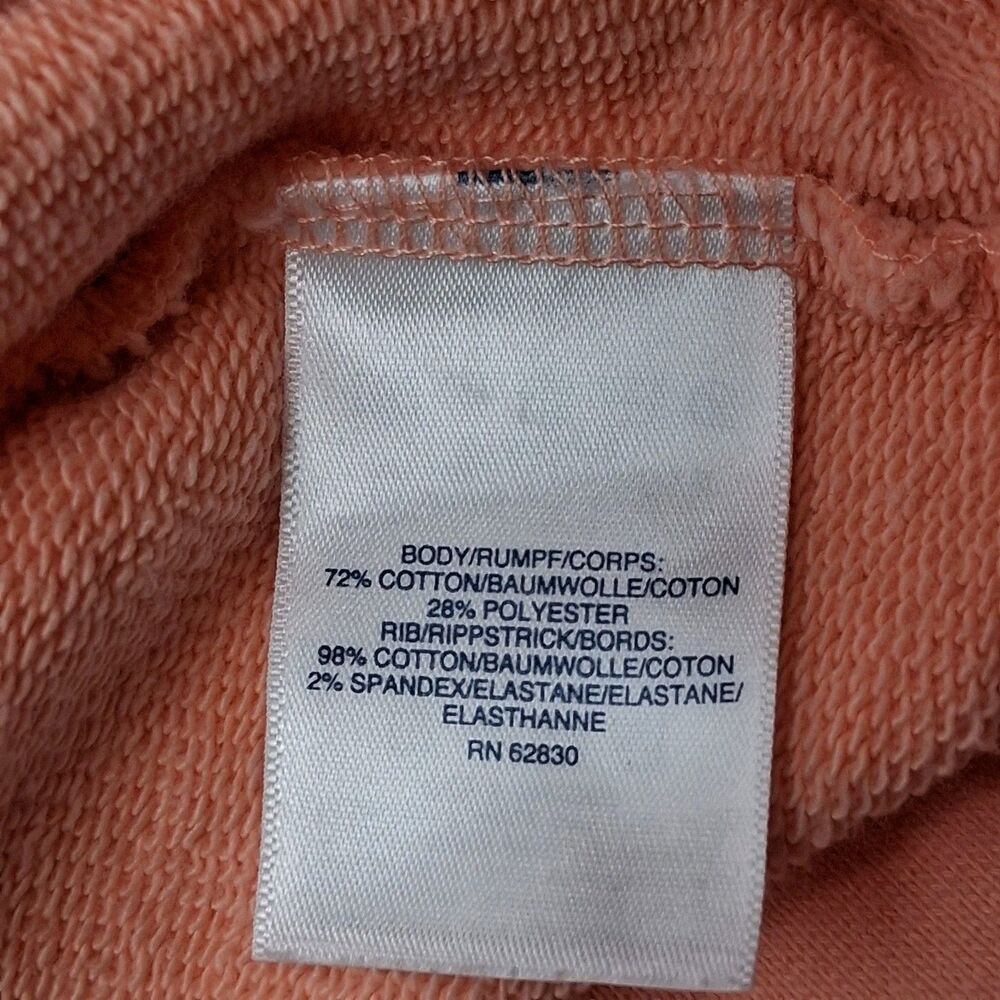 Retro 80s Lands End Pastel Colorblock Hoodie Vaporwave 1X Serious Sweats Opalite - Picture 4 of 7